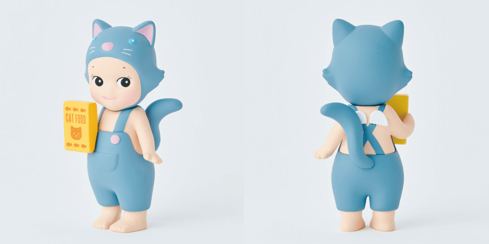 Sonny angel cat life series bluish gray cat