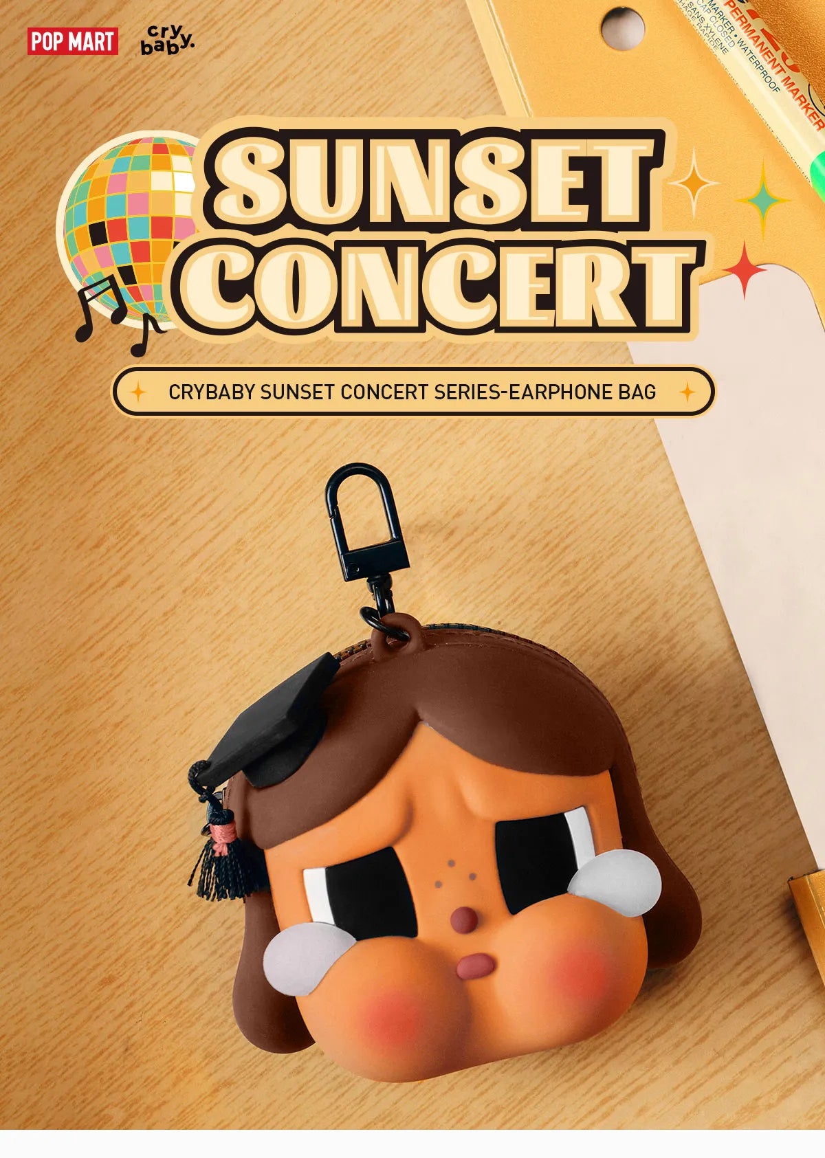 Crybaby sunset concert AirPod case original