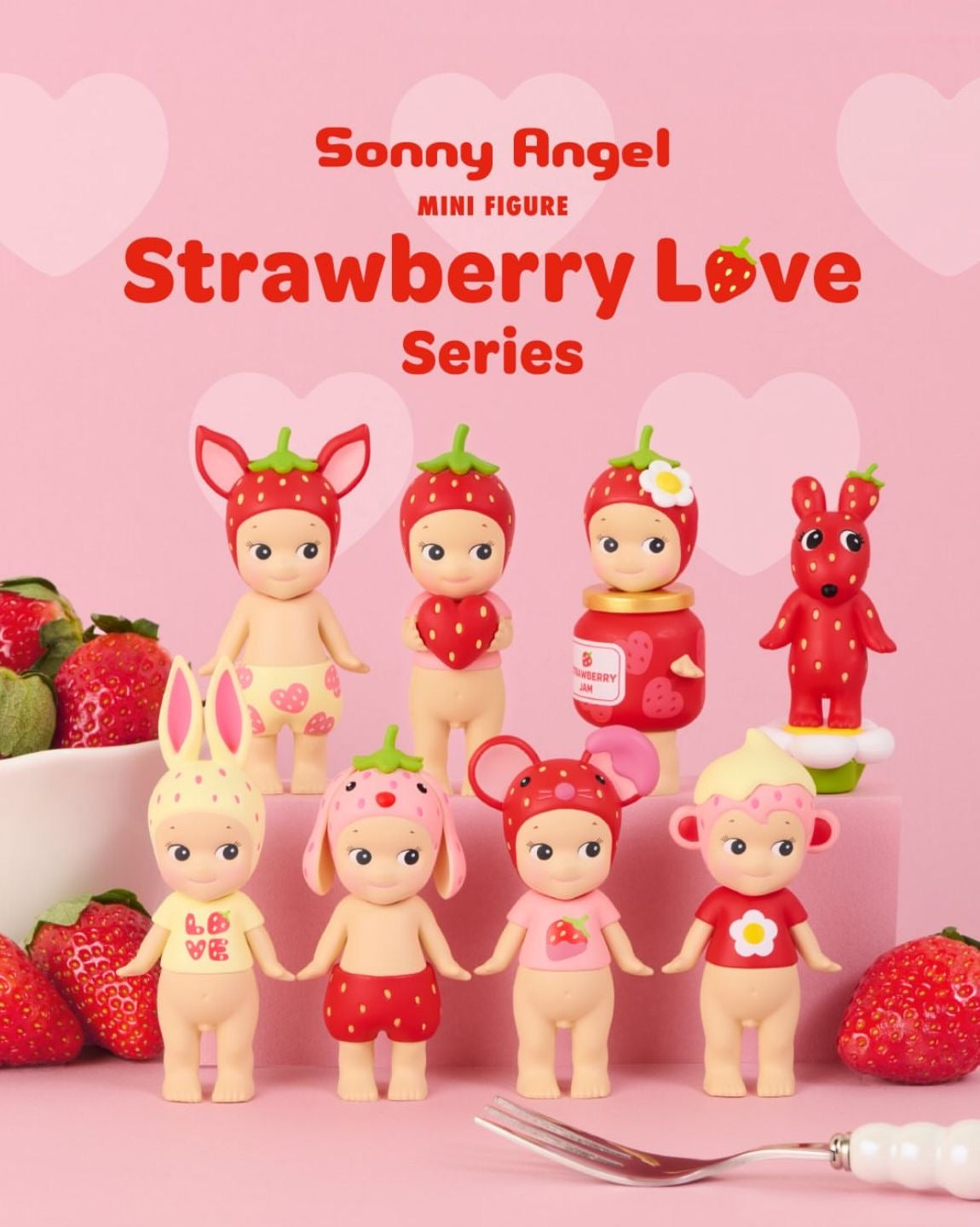 Sonny angel strawberry love series original
