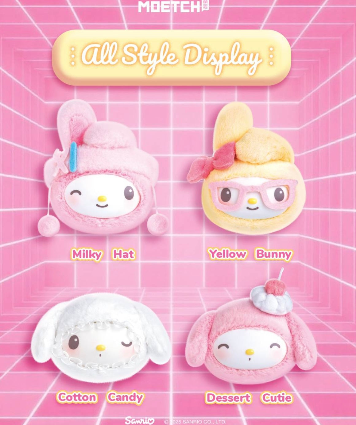 Sanrio My melody adorable bunny series plush pendant original