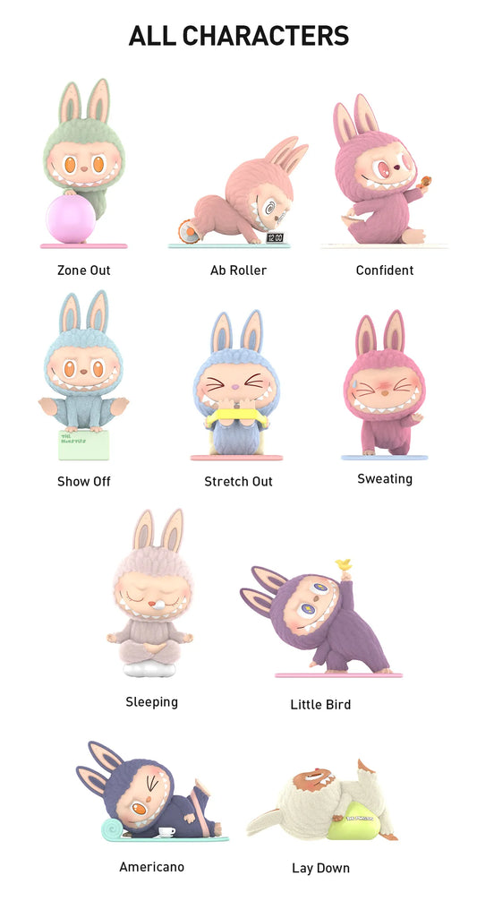 Labubu lazy yoga original