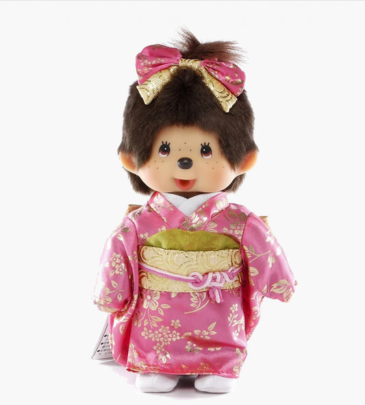 Monchhichi kimono plush girl