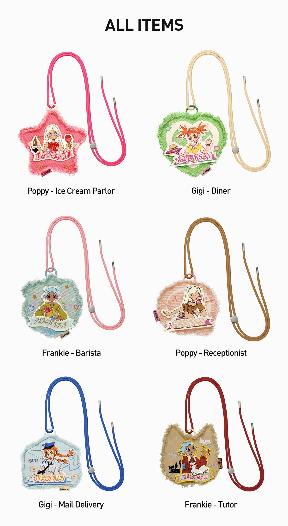 Peach riot mini bag blind box original