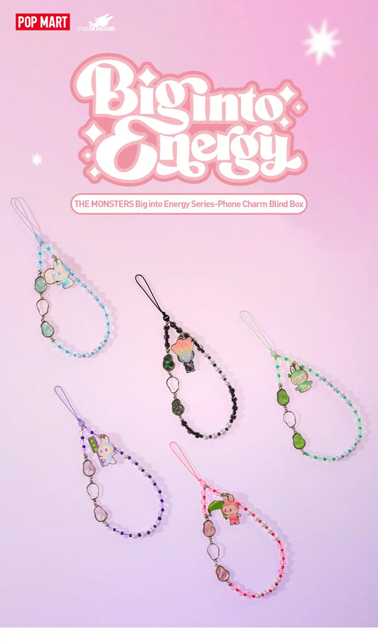 Labubu big into energy phone charm original