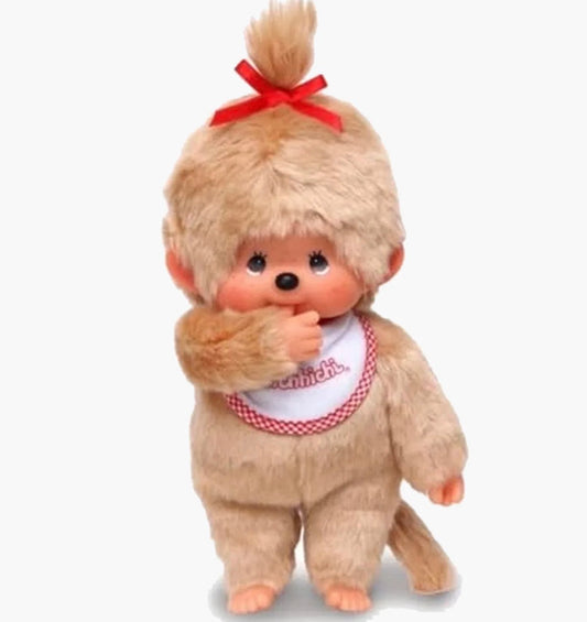 Monchhichi beige girl 10” classic