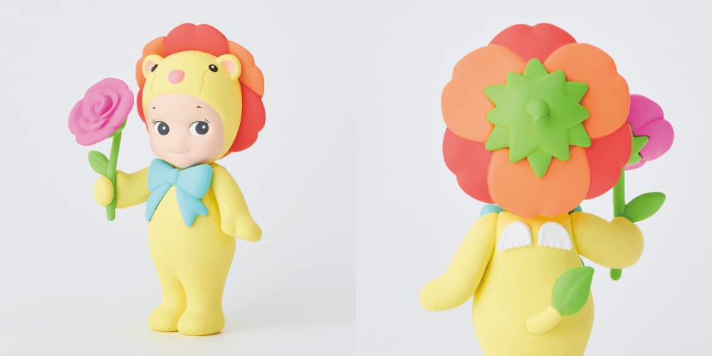 Sonny angel 2023 flower gift series rose yellow liom