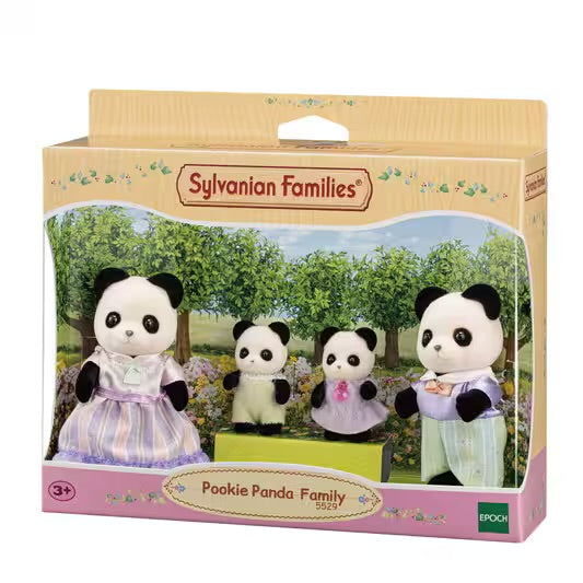 Sylvanian families pookie panda family