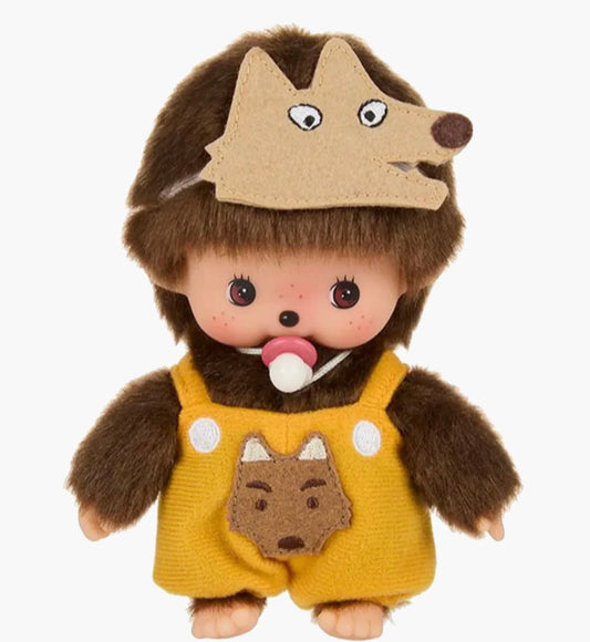 Monchhichi bebichhichi boy big bad wolf plush doll