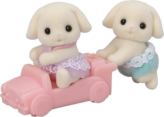 Sylvanian flora rabbits twins original