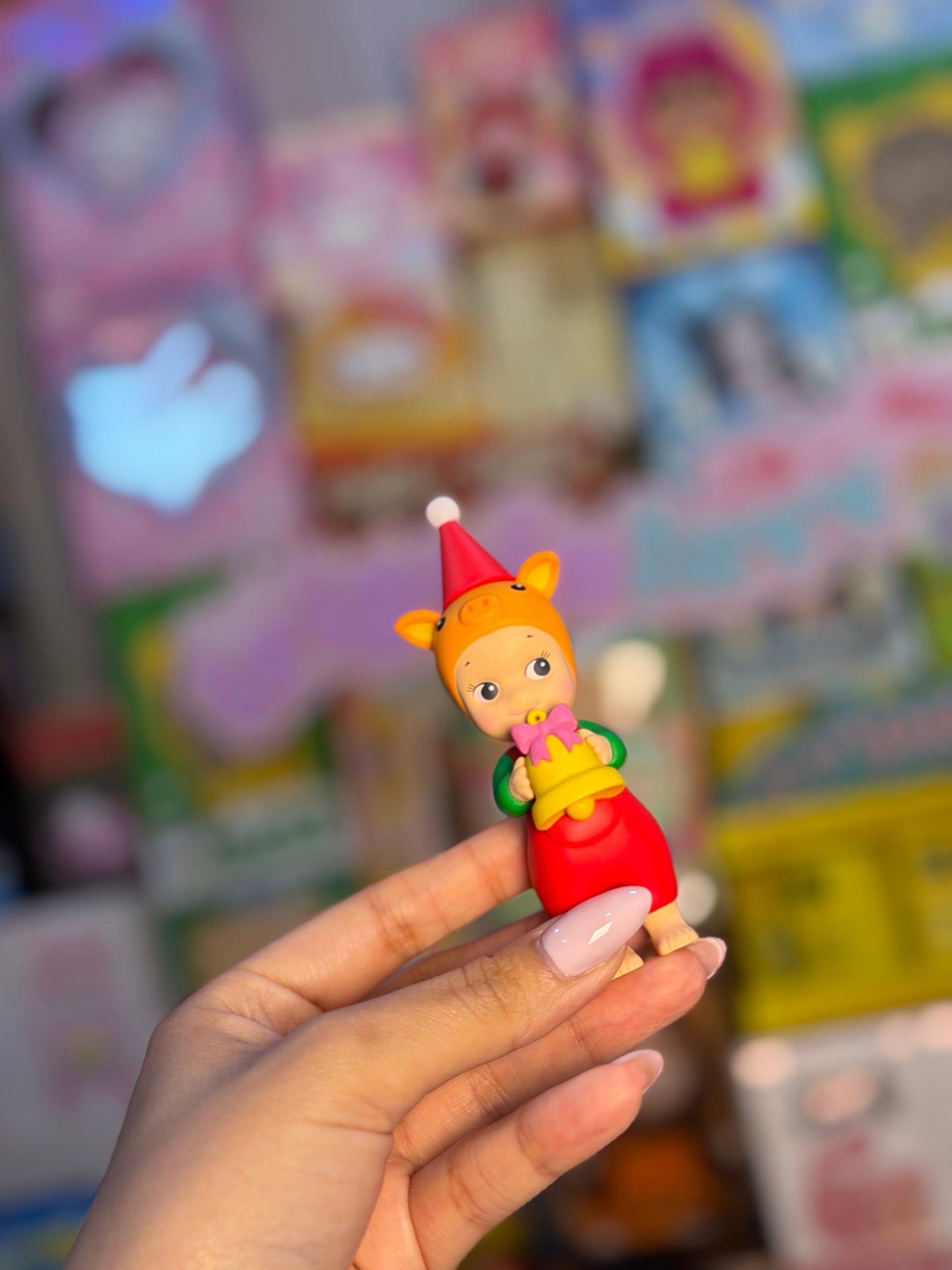 Sonny angel 2025 Christmas Santa’s little helper pig