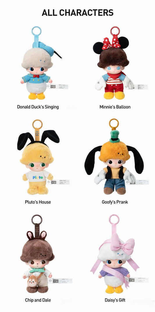 Dimoo x Disney vynil plush keychain original