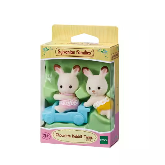 sylvanian families chocolate rabbit twins original
