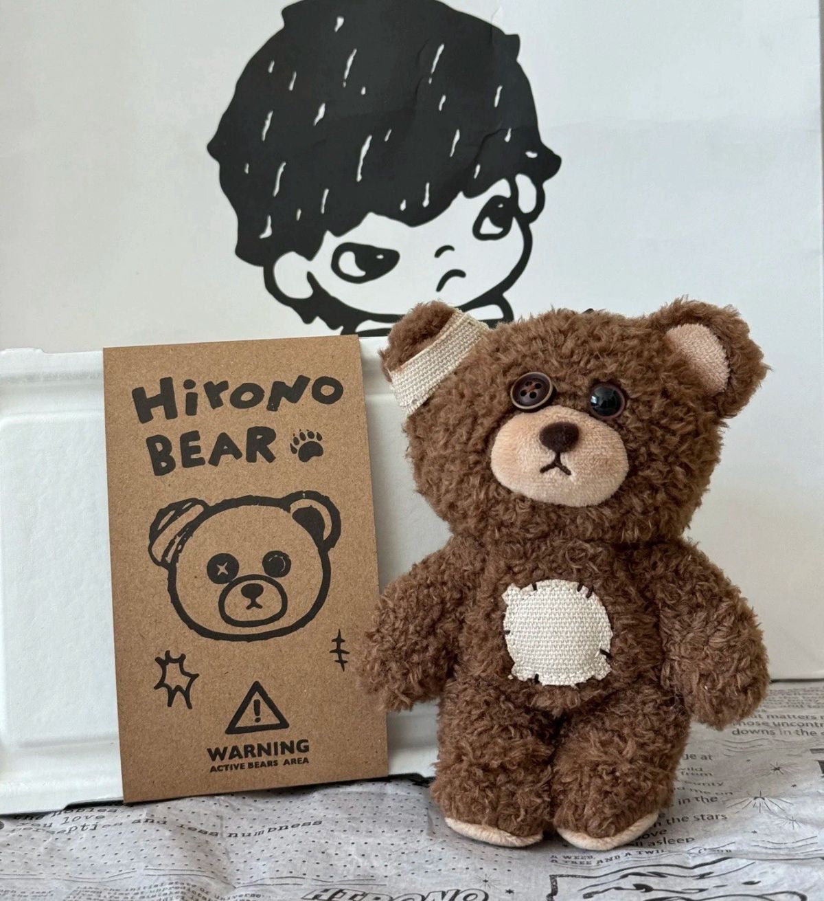 Hirono stuffed bear original